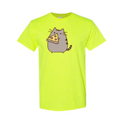 Men's Pusheen Cotton T-Shirt - Safety Green