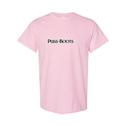 Men's Puss in Boots Cotton T-Shirt - Pink