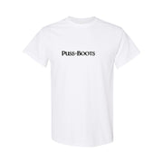 Men's Puss in Boots Cotton T-Shirt - White