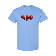 Men's Red Hood Cotton T-Shirt - Sky Blue