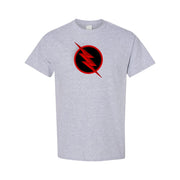 Men's Reverse-Flash Cotton T-Shirt - Grey