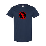 Men's Reverse-Flash Cotton T-Shirt - Navy
