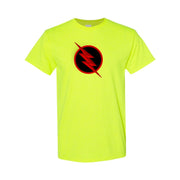 Men's Reverse-Flash Cotton T-Shirt - Safety Green