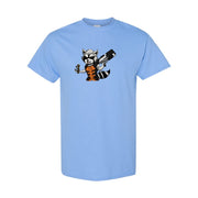 Men's Rocket Raccoon Cotton T-Shirt - Sky Blue
