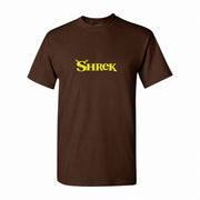 Men's Shrek Cotton T-Shirt - Dark Brown