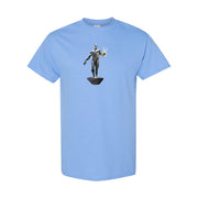 Men's Silver Surfer Cotton T-Shirt - Sky Blue