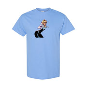 Men's Spider-Gwen Cotton T-Shirt - Sky Blue