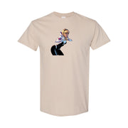 Men's Spider-Gwen Cotton T-Shirt - Tan