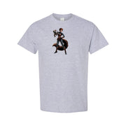 Men's Squirrel Girl Cotton T-Shirt - Grey