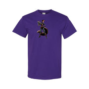 Men's Squirrel Girl Cotton T-Shirt - Purple