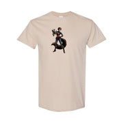 Men's Squirrel Girl Cotton T-Shirt - Tan