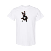 Men's Squirrel Girl Cotton T-Shirt - White