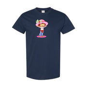 Men's Strawberry Shortcake Cotton T-Shirt - Navy