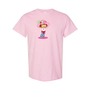 Men's Strawberry Shortcake Cotton T-Shirt - Pink