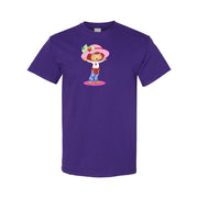 Men's Strawberry Shortcake Cotton T-Shirt - Purple