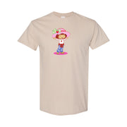 Men's Strawberry Shortcake Cotton T-Shirt - Tan