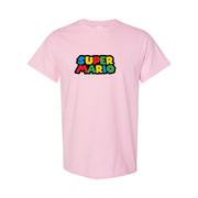 Men's Super Mario Cotton T-Shirt - Pink