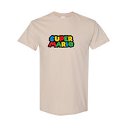 Men's Super Mario Cotton T-Shirt - Tan
