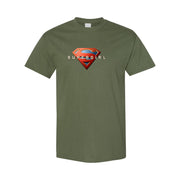 Men's Supergirl Cotton T-Shirt - Army Green