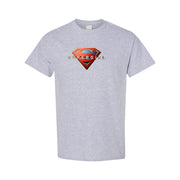 Men's Supergirl Cotton T-Shirt - Grey