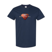 Men's Supergirl Cotton T-Shirt - Navy