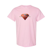 Men's Supergirl Cotton T-Shirt - Pink