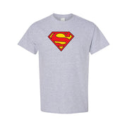 Men's Superman Cotton T-Shirt - Grey