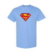 Men's Superman Cotton T-Shirt - Sky Blue