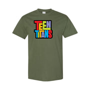 Men's Teen Titans Cotton T-Shirt - Army Green