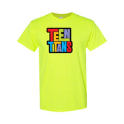 Men's Teen Titans Cotton T-Shirt - Safety Green