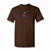 Men's The Atom Cotton T-Shirt - Dark Brown