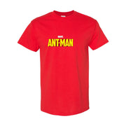Men's Ant-Man cotton T-shirt in Red