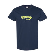 Men's Aquaman cotton T-shirt in Navy