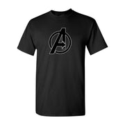 Men's Avengers cotton T-shirt in Black