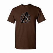 Men's Avengers cotton T-shirt in Dark Brown