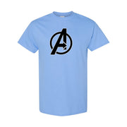 Men's Avengers cotton T-shirt in Sky Blue