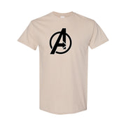 Men's Avengers cotton T-shirt in Tan