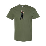 Men's Bane cotton T-shirt in Army Green