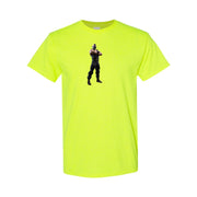 Men's Bane cotton T-shirt in Safety Green