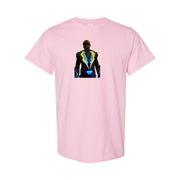 Men's Black Lightning cotton T-shirt in Pink