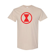 Men's Black Widow cotton T-shirt in Tan