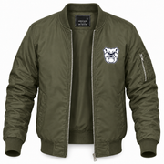 Men's Butler Bomber Jacket | Color: Army Green | Front