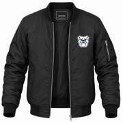 Men's Butler Bomber Jacket | Color: Black | Front