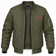 Men's Campbell Bomber Jacket | Color: Army Green | Front