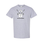 Men's Captain America cotton T-shirt in Gray