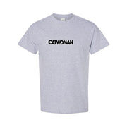 Men's Catwoman cotton T-shirt in Gray