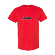 Men's Catwoman cotton T-shirt in Red