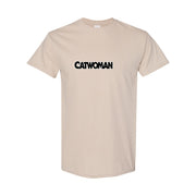 Men's Catwoman cotton T-shirt in Tan