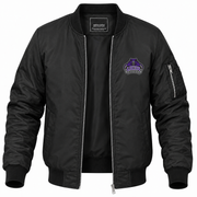 Men's Central Arkansas Bomber Jacket | Color: Black | Front