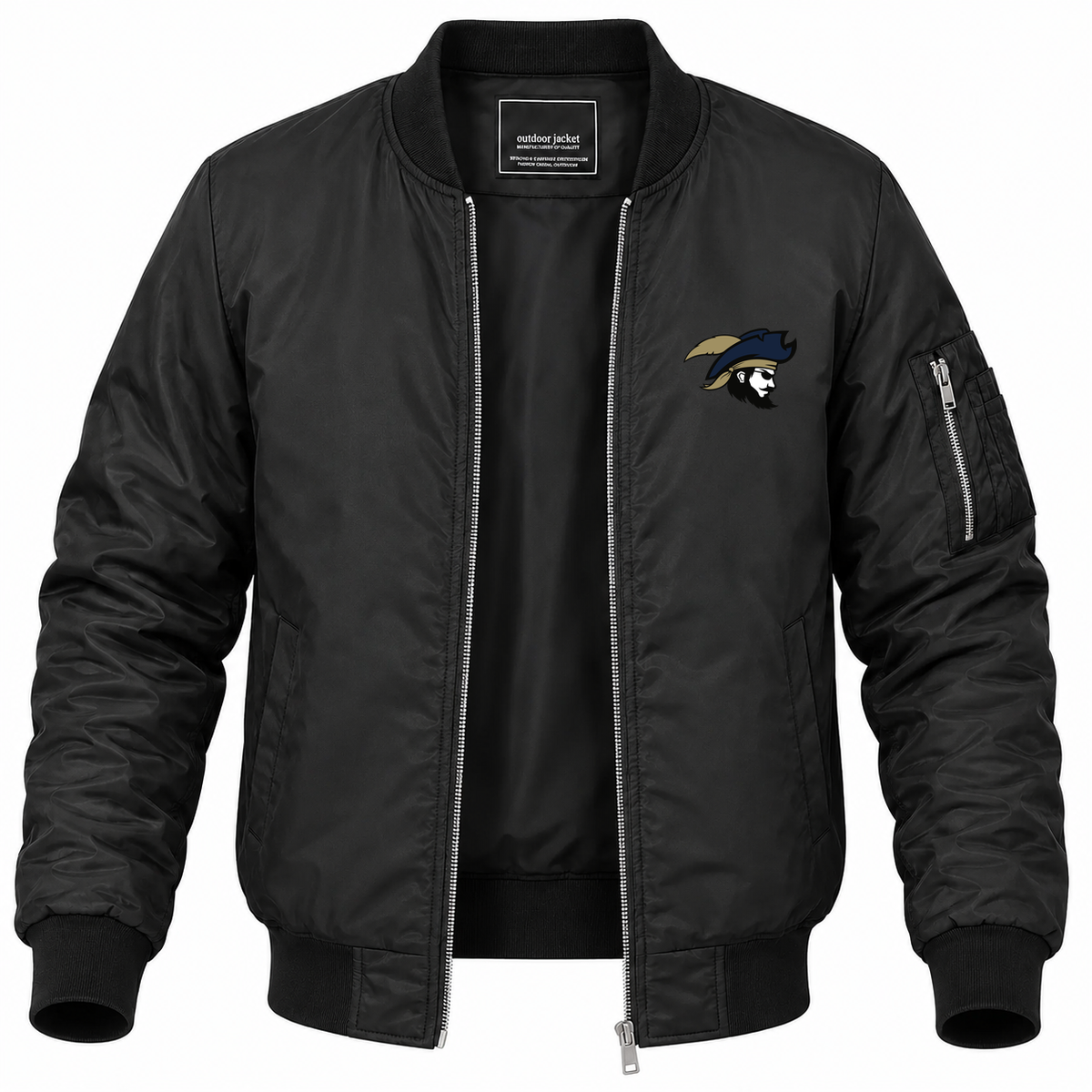 Men's Charleston Southern Bomber Jacket | Color: Black | Front